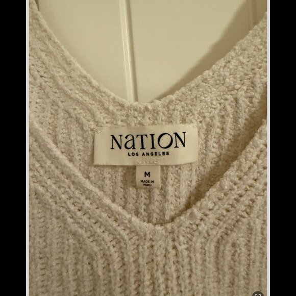 NATION LTD Cece Knit Tank in Porcelain | Size M - Picture 6 of 7